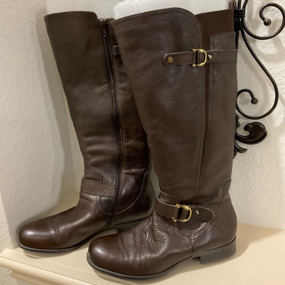 naturalizer boots brown
